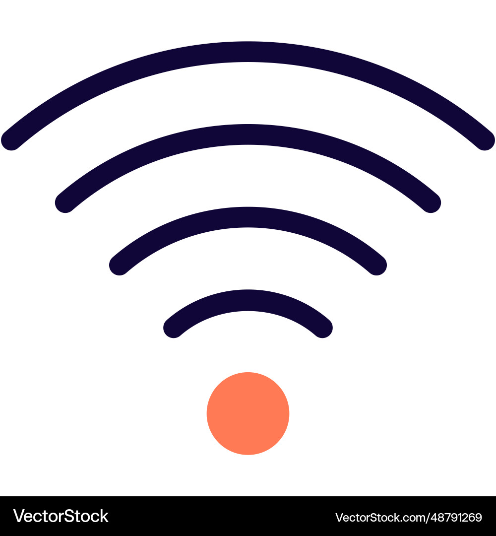 Storng networking showing on router Vector Image