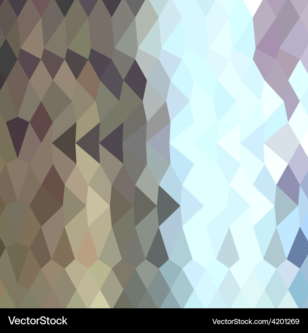 Taupe abstract low polygon background Vector Image