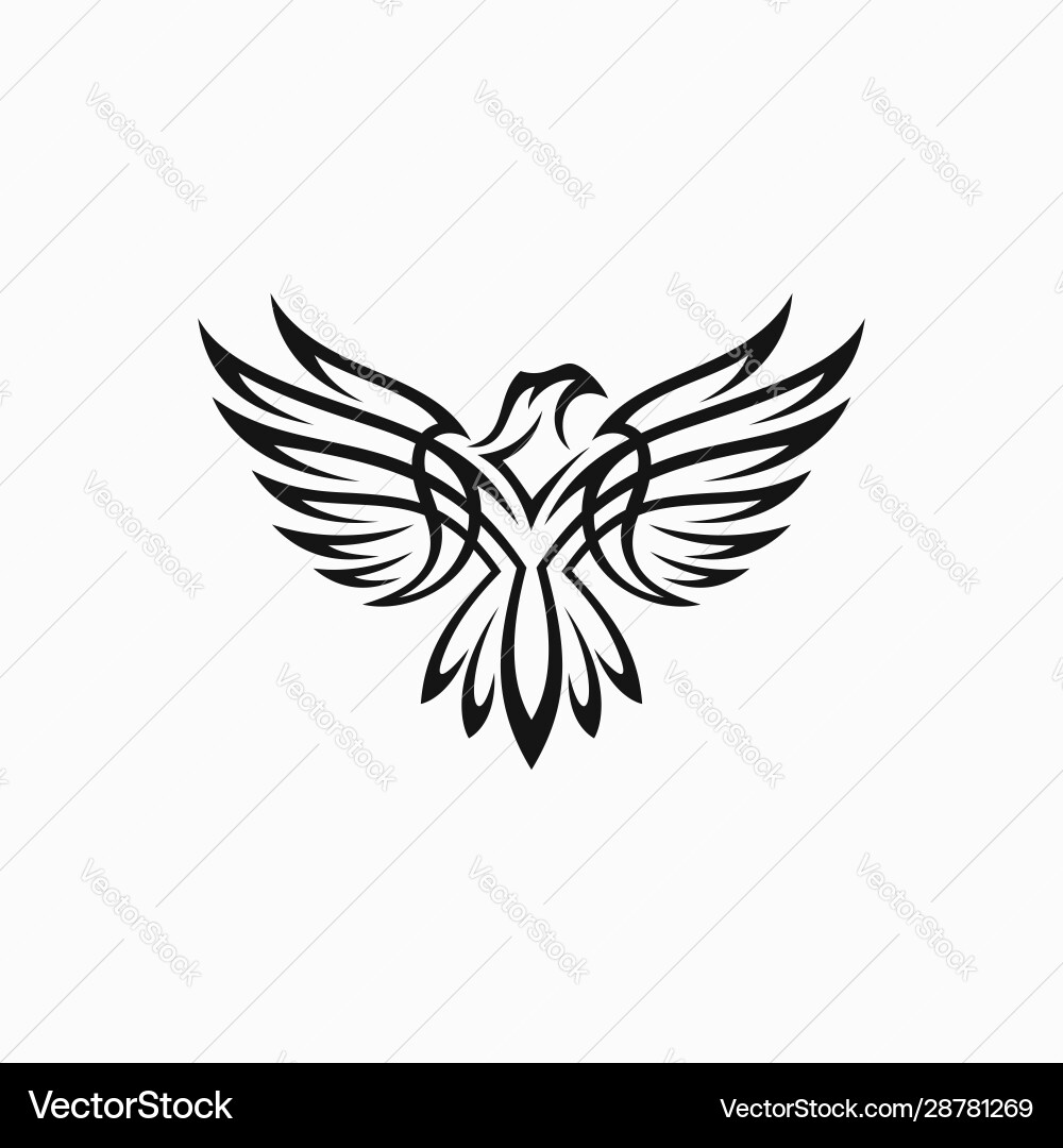 Tribal Eagle Emblem Royalty Free Vector Image - VectorStock