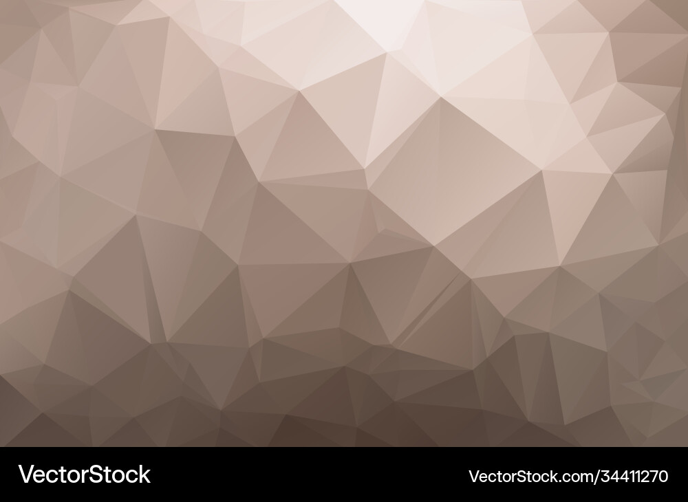 Abstract background from color triangles coffee Vector Image