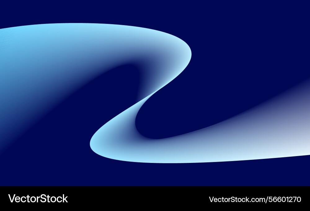 Dynamic blue gradient lines background abstract vector image