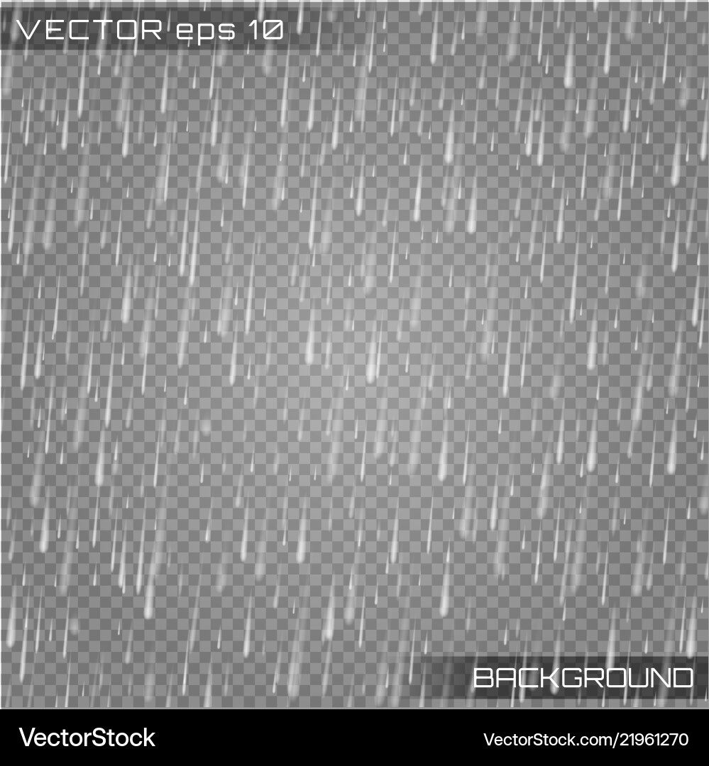 Falling water drops Falling water drops vector image