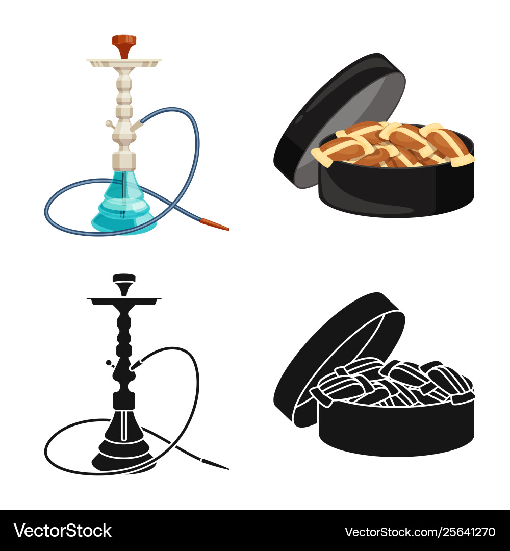 Isolated object refuse and stop logo set Vector Image