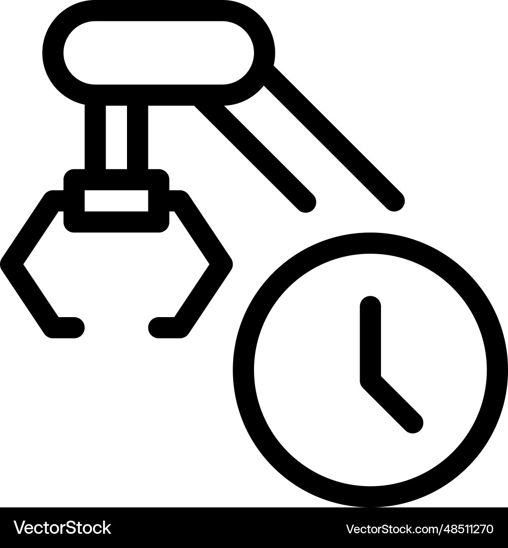 Speedier tool for automating routine tasks vector image
