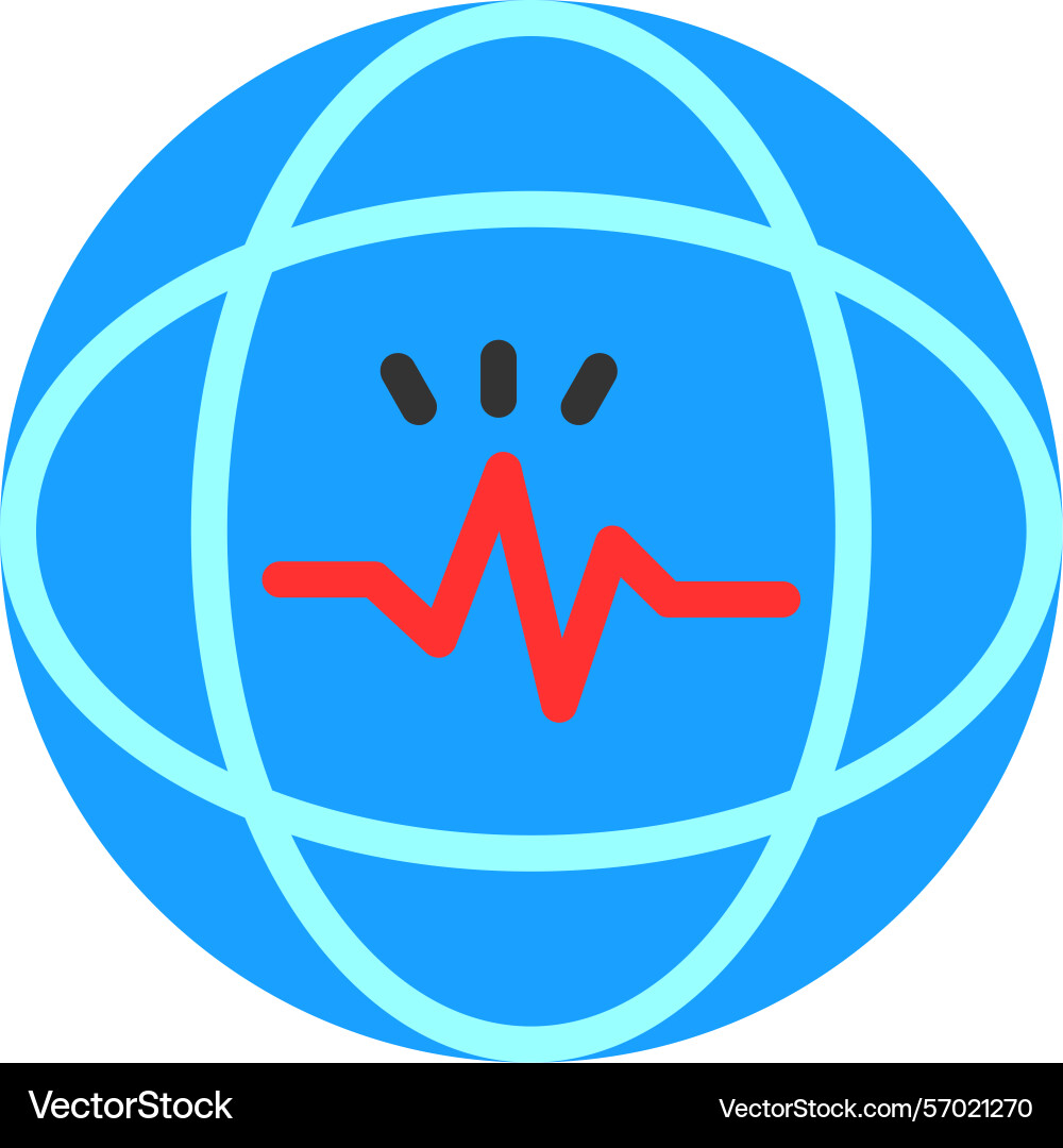 Swift spark flat style icon design vector image