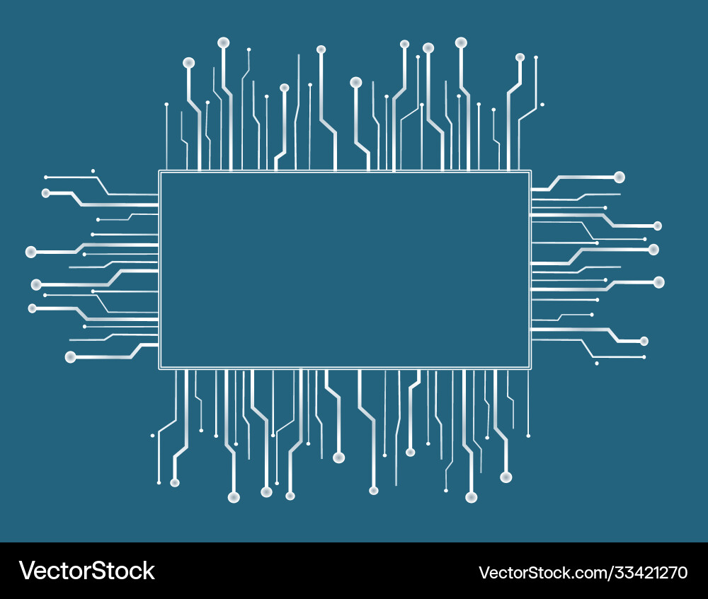 Technology line symbol abstract space background Technology line symbol abstract space background Vector Image