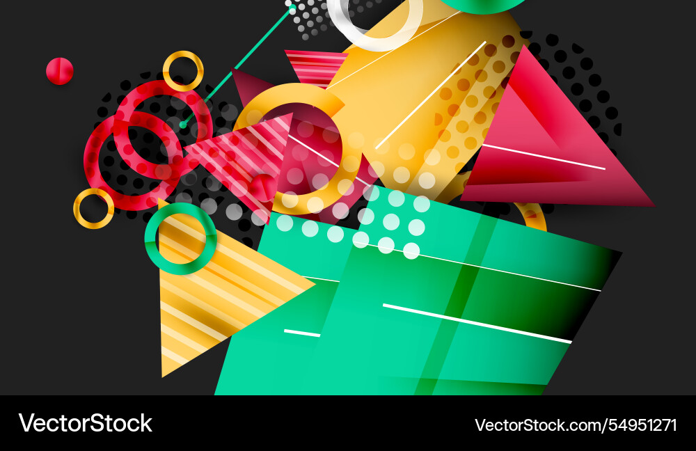 Abstract background - overlapping circles Vector Image