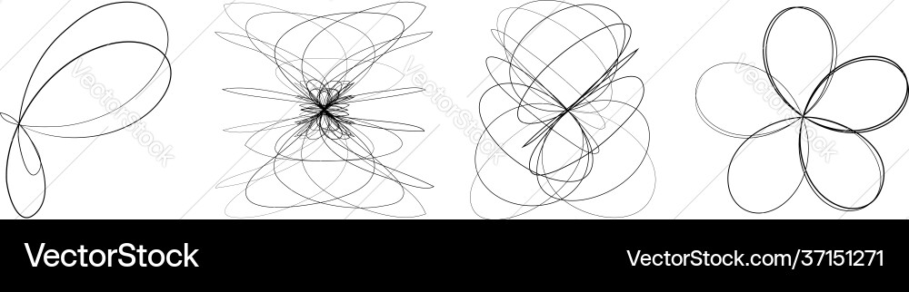 Abstract geometric lineart lines design element Abstract geometric lineart lines design element vector image