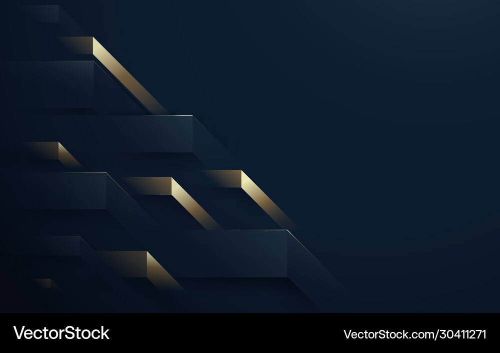 Abstract geometric pattern luxury background Vector Image