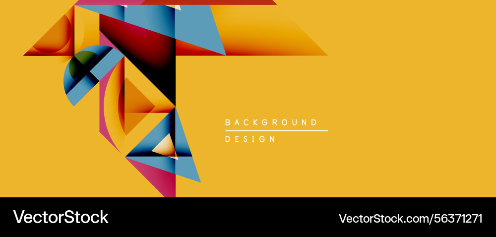Abstract geometric shapes overlap creating Abstract geometric shapes overlap creating Vector Image