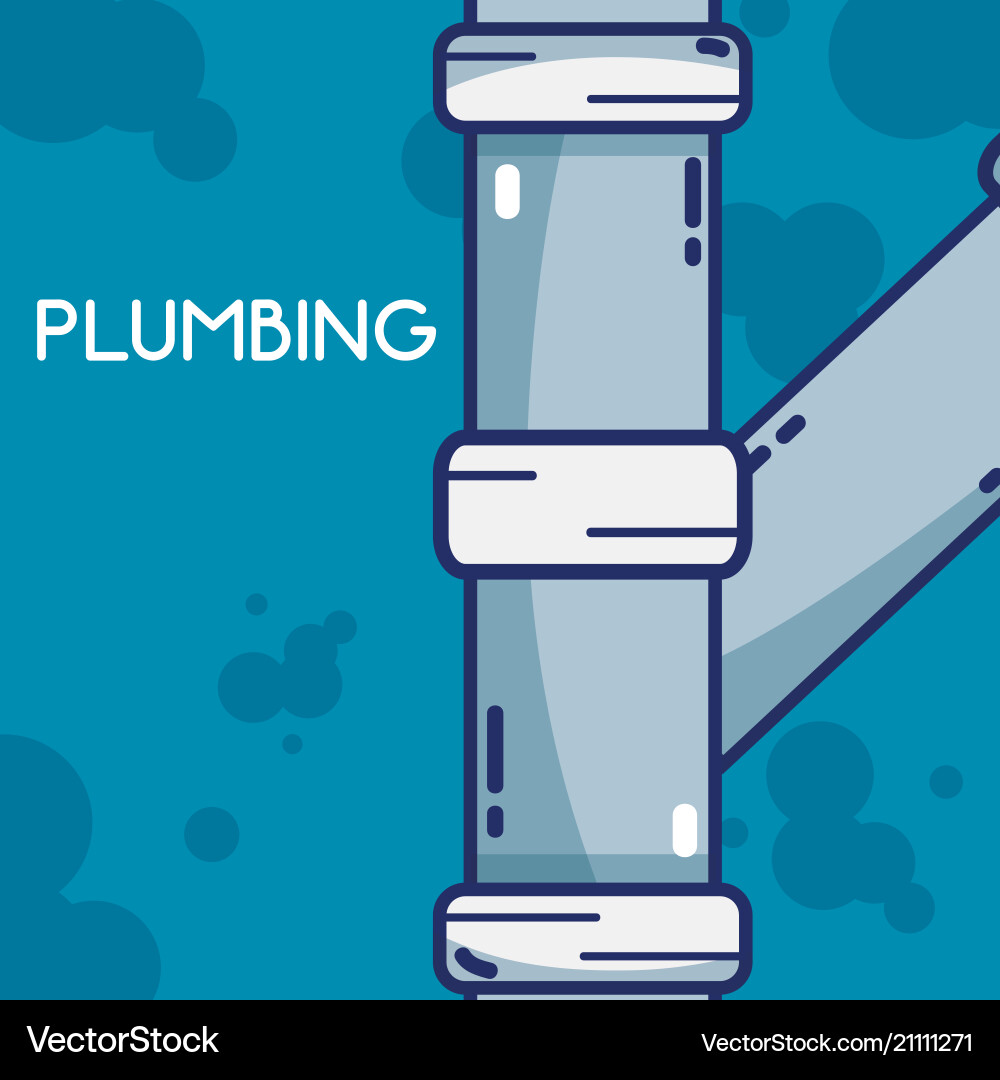 Pumbling and pipeline vector image