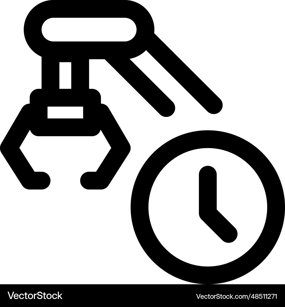 Speedier tool for automating routine tasks vector image
