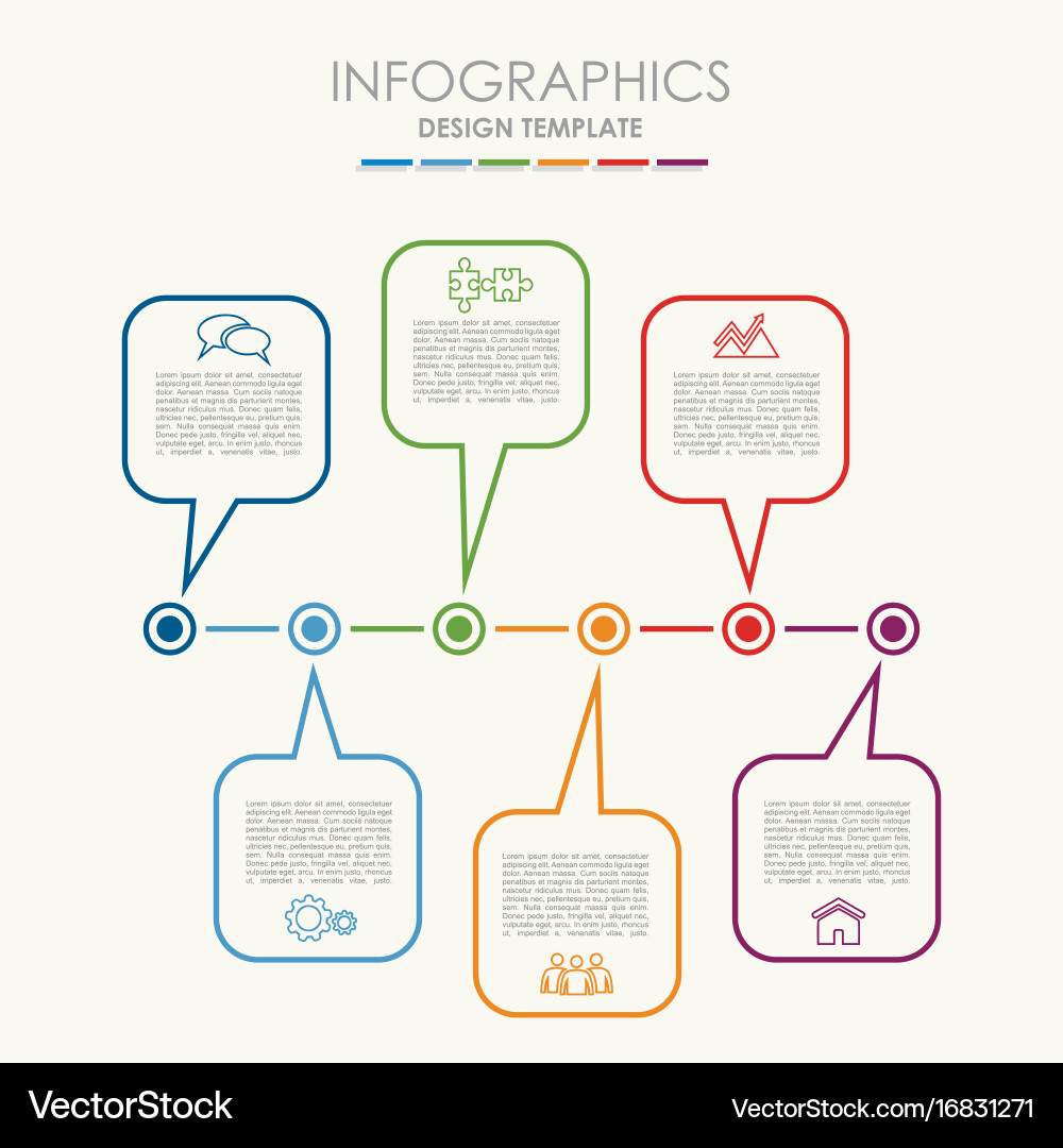 Workflow Diagram Template vector image