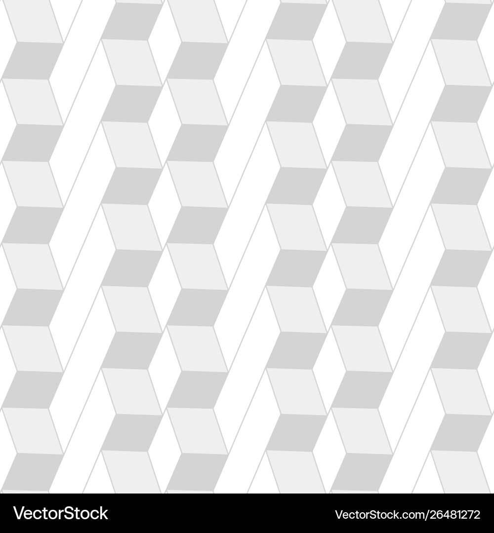 3D Geometric Block Pattern vector image