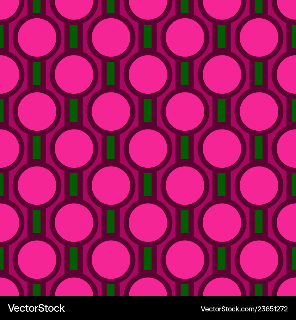 Abstract bold circular pattern vector image