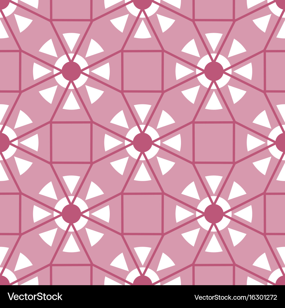 Abstract triangular polygonal shape kaleidoscope vector image