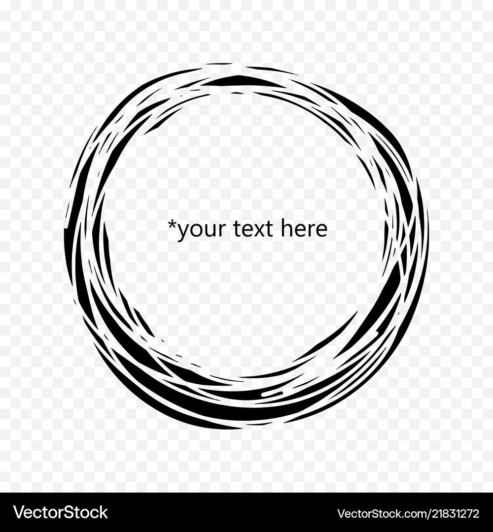 Black circle inside of which you can write your Black circle inside of which you can write your vector image