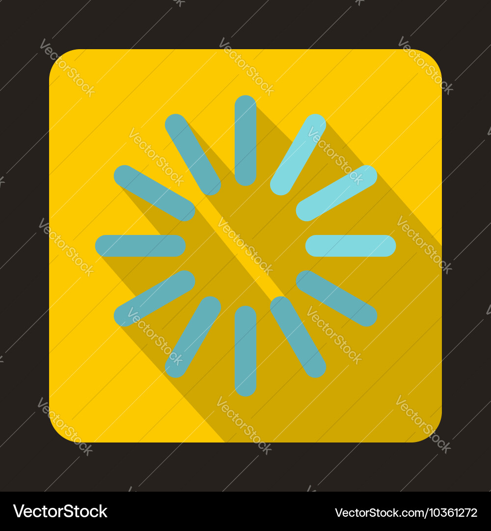 Loading circle icon flat style Vector Image