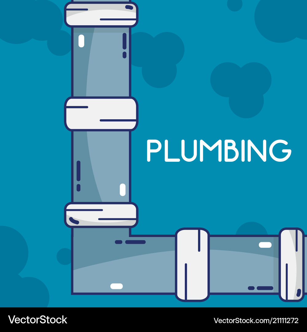 Pumbling and pipeline vector image
