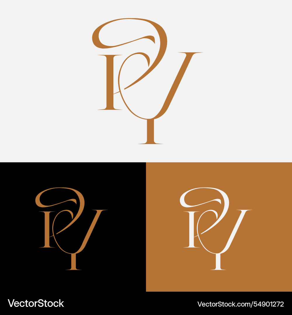 Py symbol initial letter design monogram abstract Py symbol initial letter design monogram abstract Vector Image