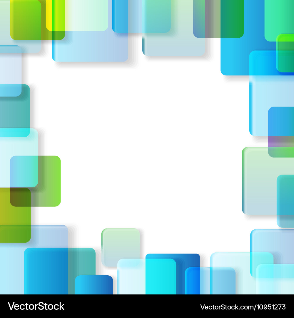 Abstract background of different color squares vector image