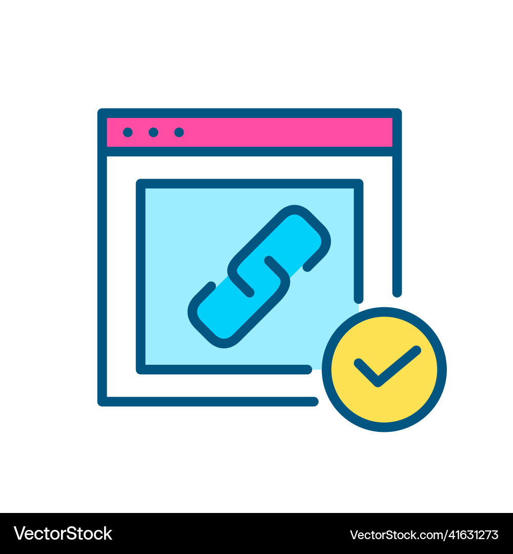 Backlink created another website traffic links Backlink created another website traffic links Vector Image