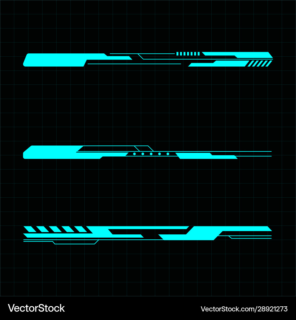 Futuristic user interface Futuristic user interface vector image