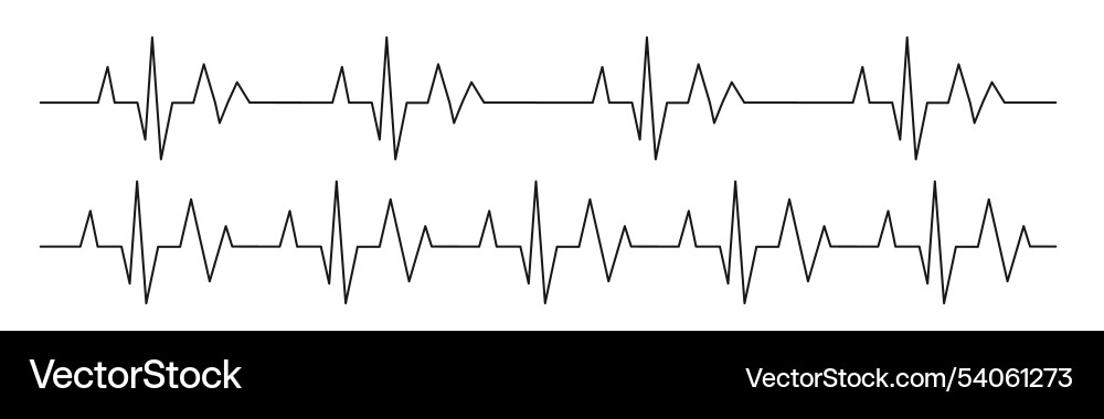 Herzschlag Herzrhythmuslinie ecg ekg Herzschlag Herzrhythmuslinie ecg ekg vektorbild