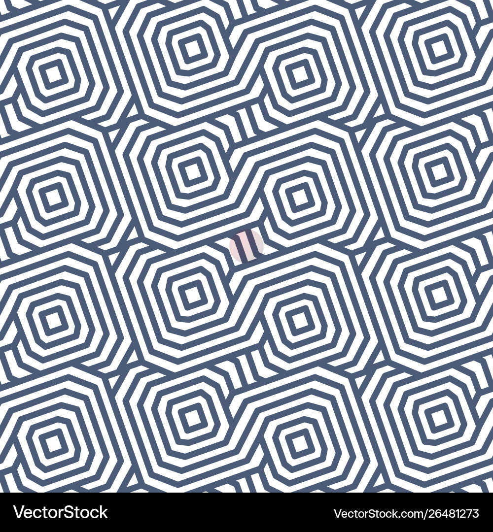Octagonal Geometric Pattern vector image
