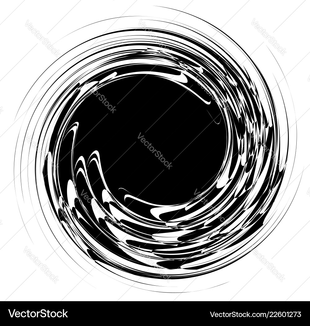 Radial lines with rotating distortion abstract Radial lines with rotating distortion abstract vector image