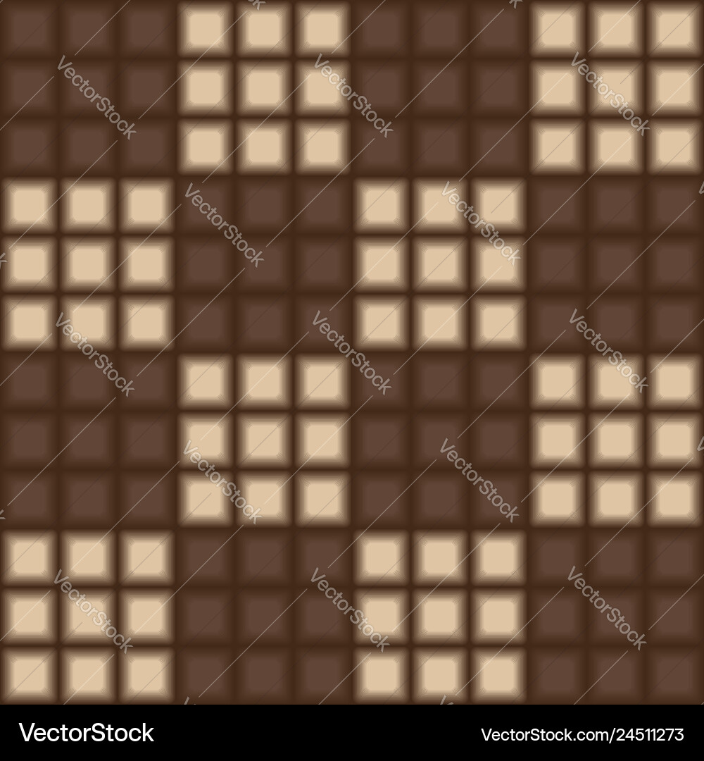 Seamless checkered pattern with dark and light Vector Image