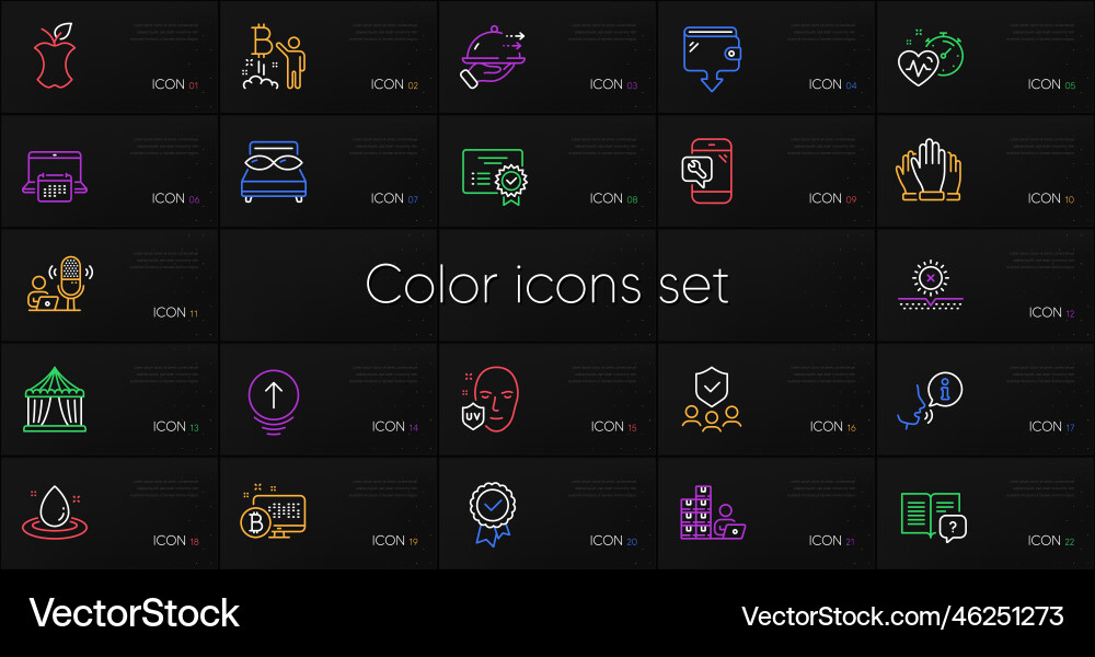 Set of instruction manual bitcoin project Set of instruction manual bitcoin project Vector Image