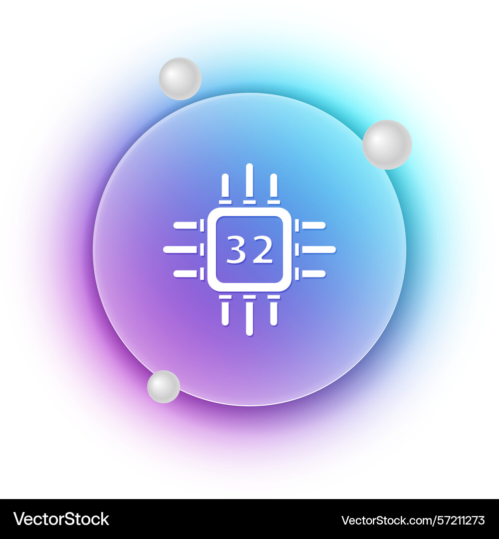White computer processor with microcircuits cpu White computer processor with microcircuits cpu vector image