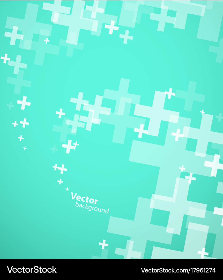 Abstract background created with plus sign Vector Image
