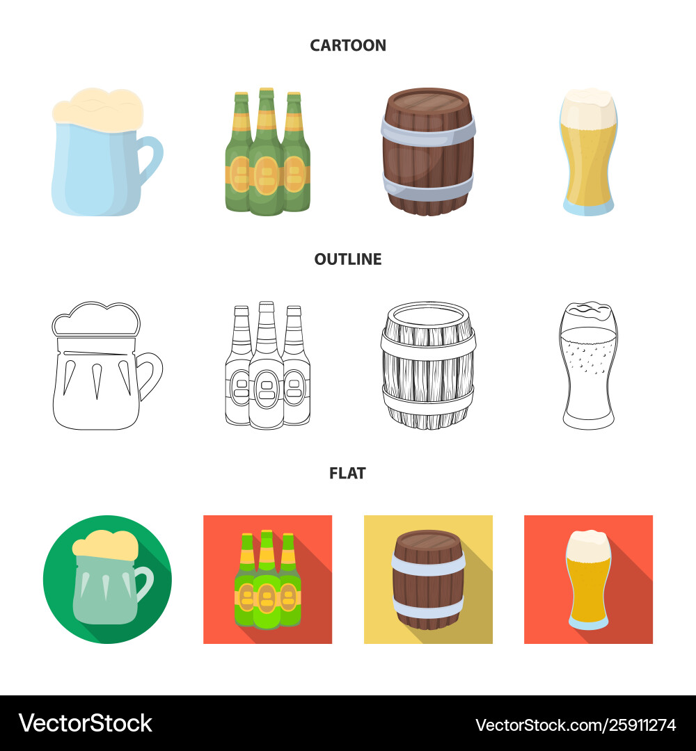 Design minimal and pint icon collection Vector Image