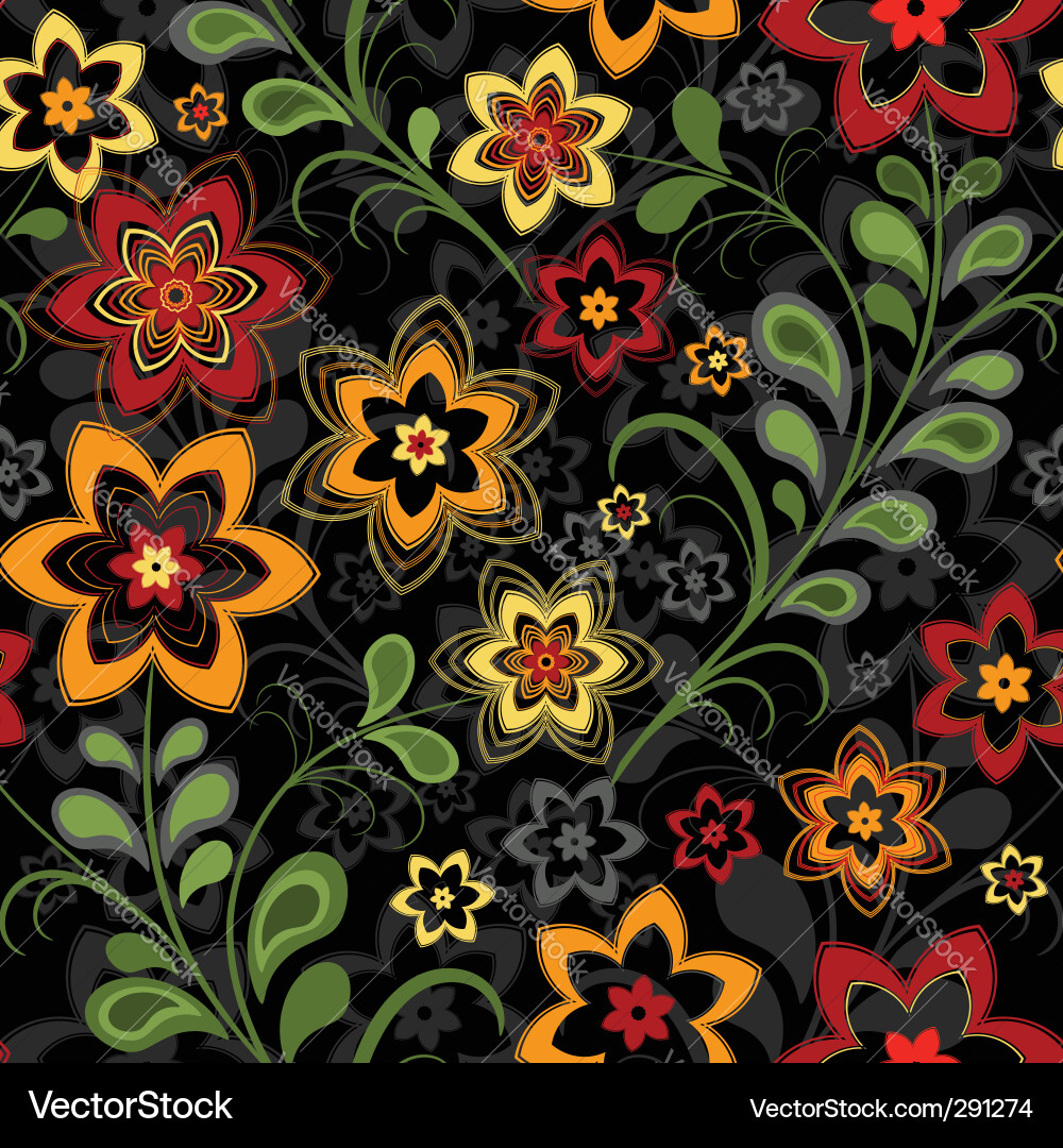 Seamless pattern vector image