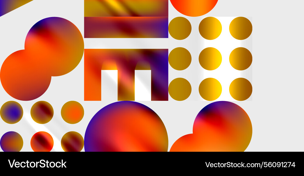 Triangles circles squares rectangles design Vector Image