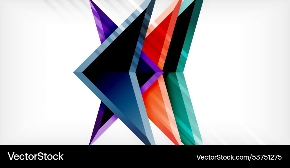 Abstract background color triangles and arrows Abstract background color triangles and arrows vector image