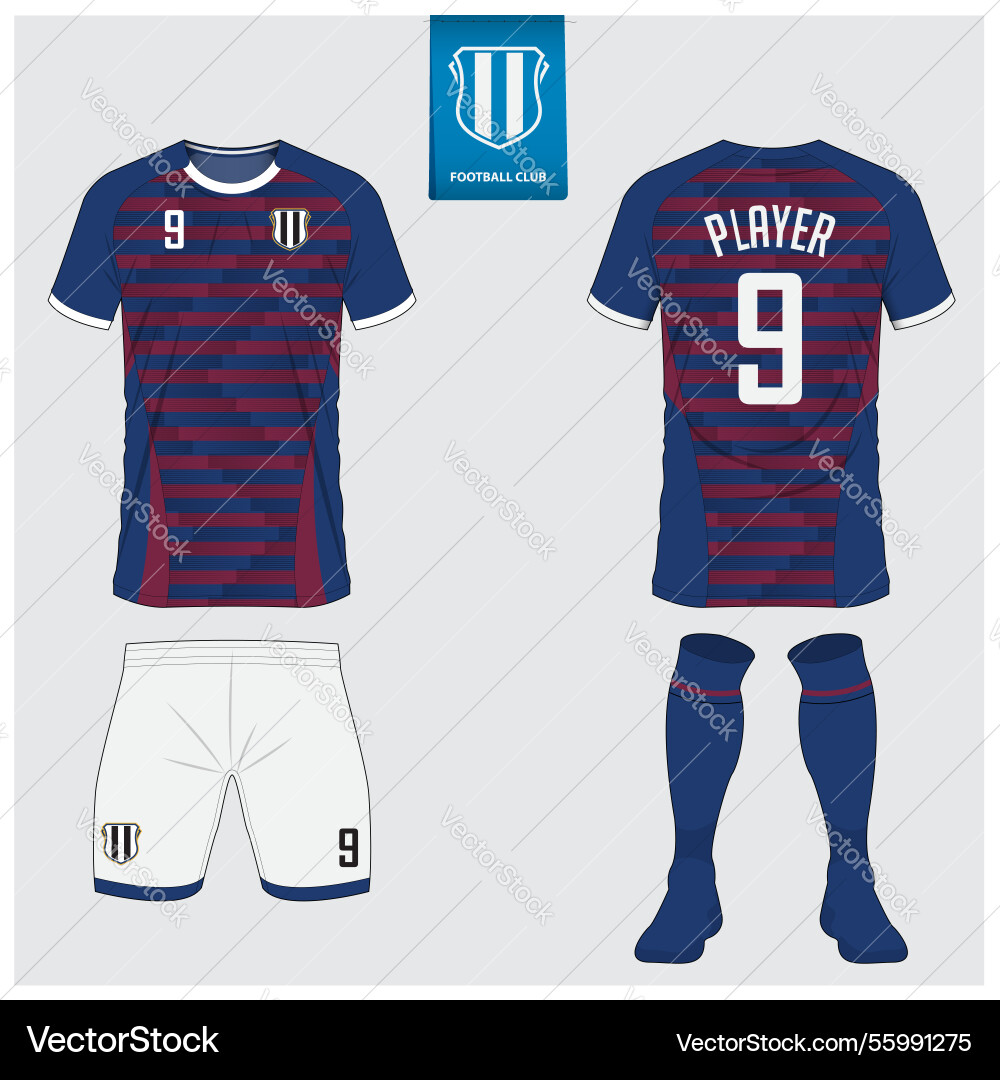 Fußball-Kit Mockup und Logo Design Fußball-Kit Mockup und Logo Design vektorbild