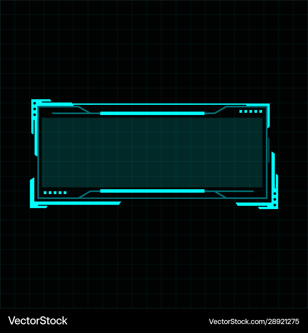Futuristic user interface Futuristic user interface vector image