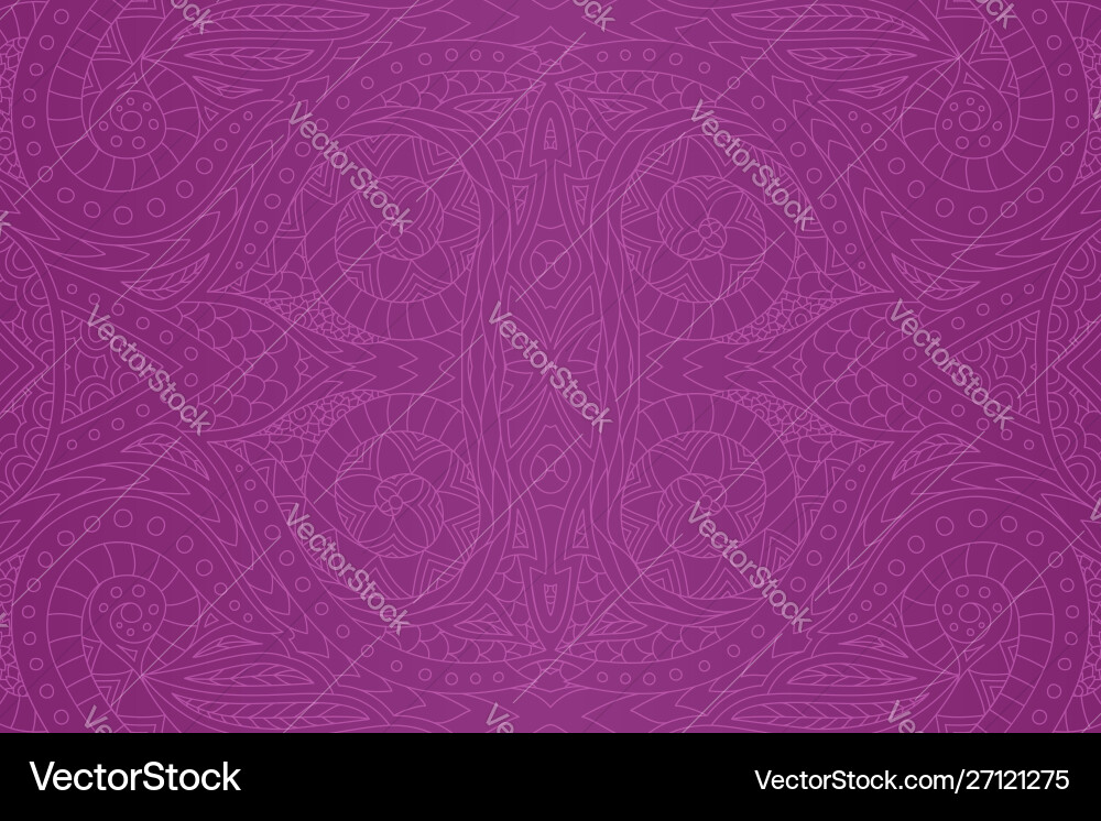 Violet art with abstract linear seamless pattern Violet art with abstract linear seamless pattern vector image