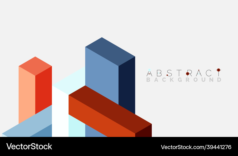 Abstract background 3d cubes cubic elements Abstract background 3d cubes cubic elements vector image