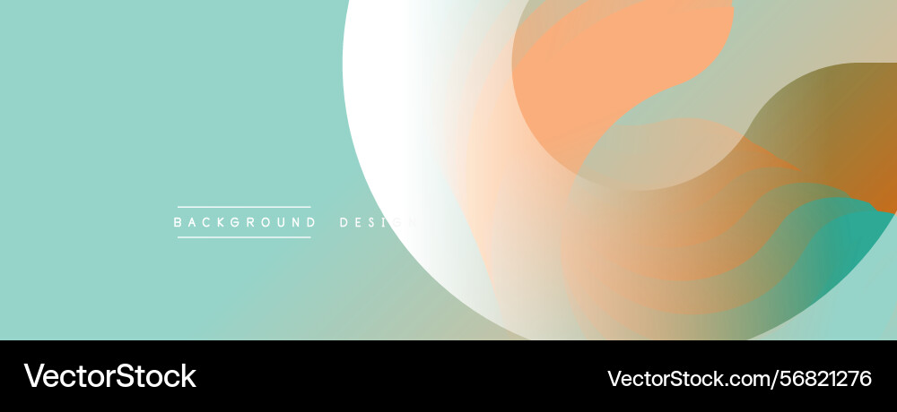 Abstract fluid shapes overlap creating soft color Abstract fluid shapes overlap creating soft color vector image