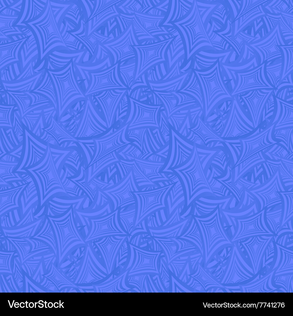 Azure seamless curved rectangle pattern background Vector Image