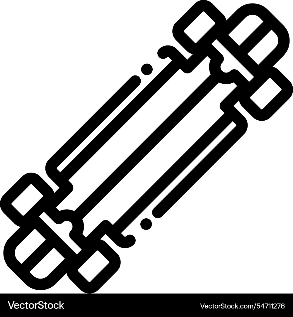 Longevity icon thin linear style design isolated Longevity icon thin linear style design isolated Vector Image