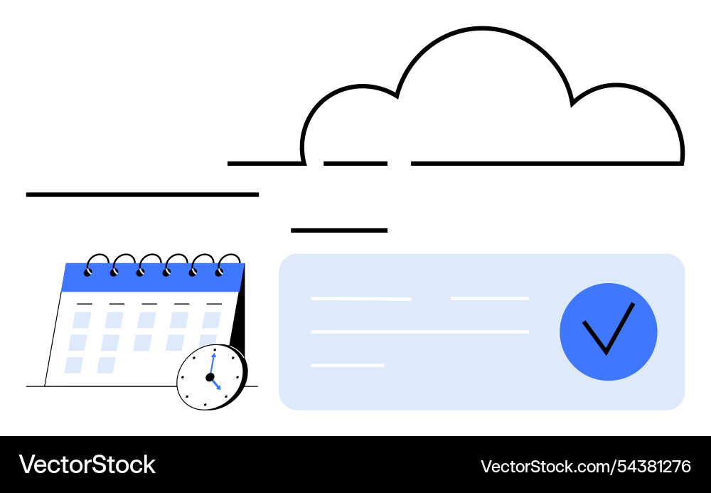 Online appointment scheduling with calendar clock Online appointment scheduling with calendar clock Vector Image