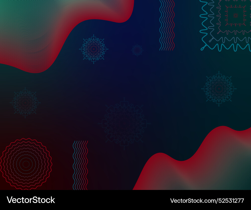 Abstract background designs with multiple colors vector image
