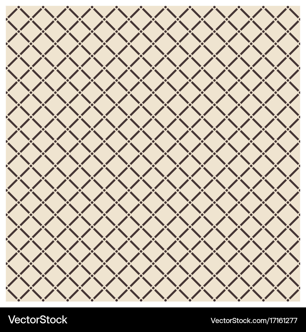 Abstract square with circular joint pattern vector image