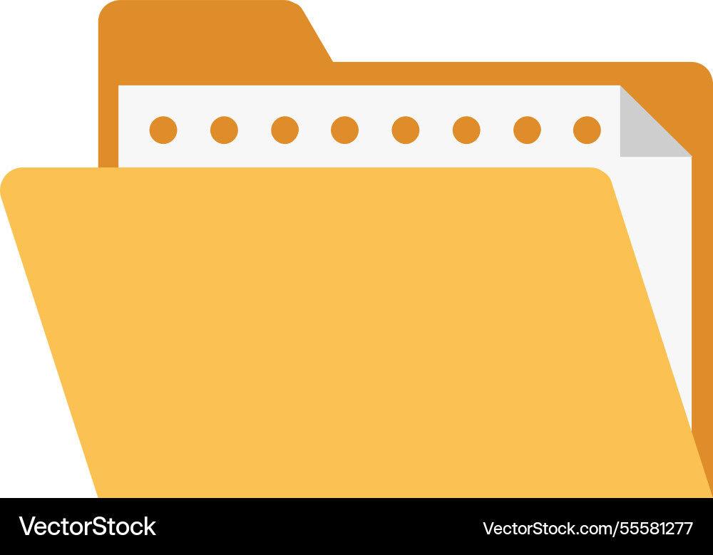 Files flat web icon concept Files flat web icon concept vector image