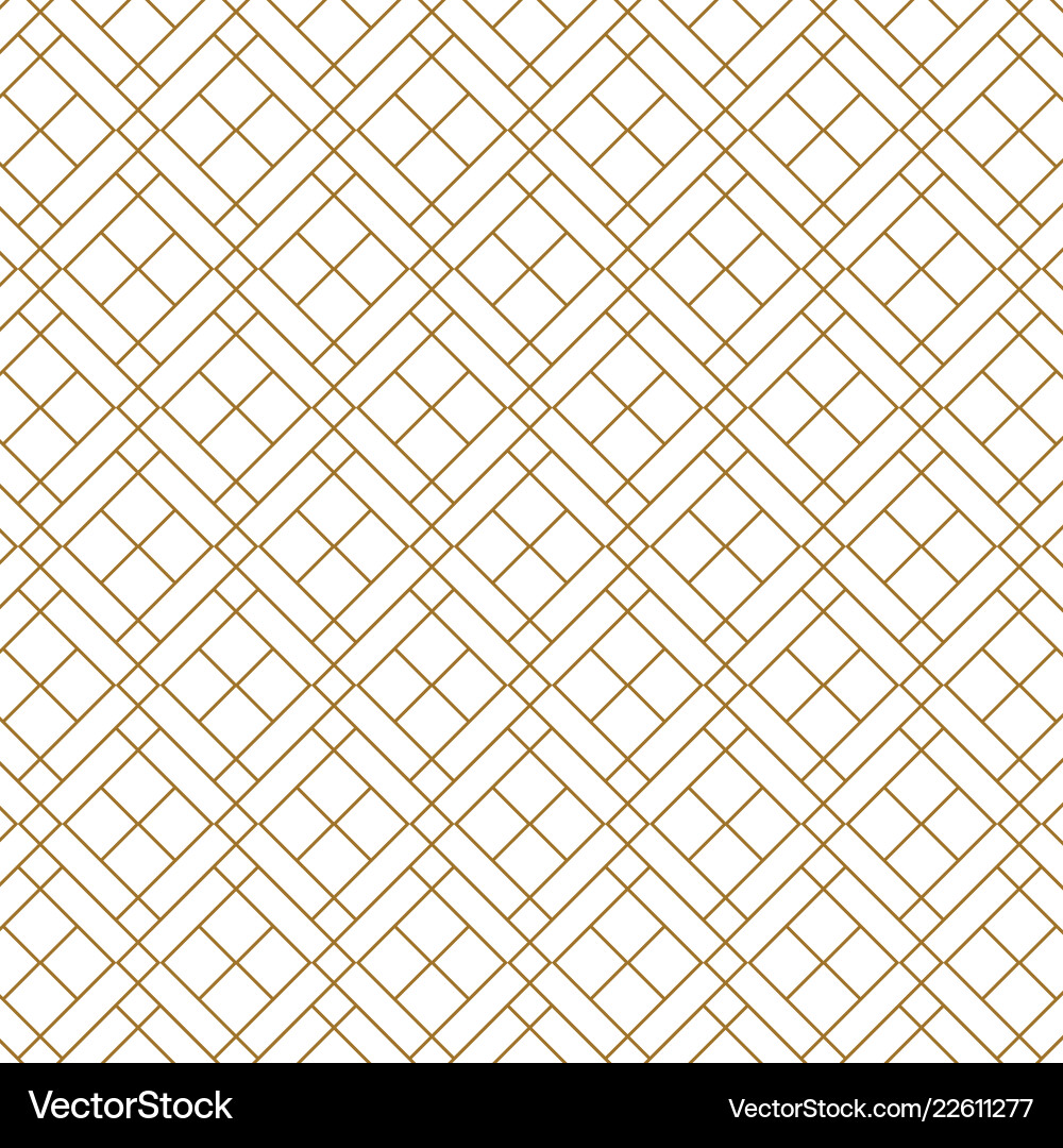Geometric line grid pattern vector image